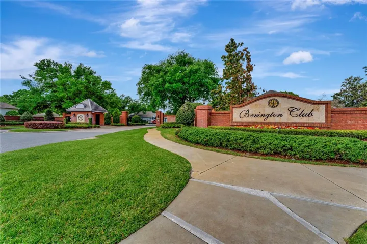 Community Gated Entrance
