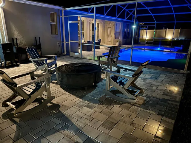 Firepit at Night