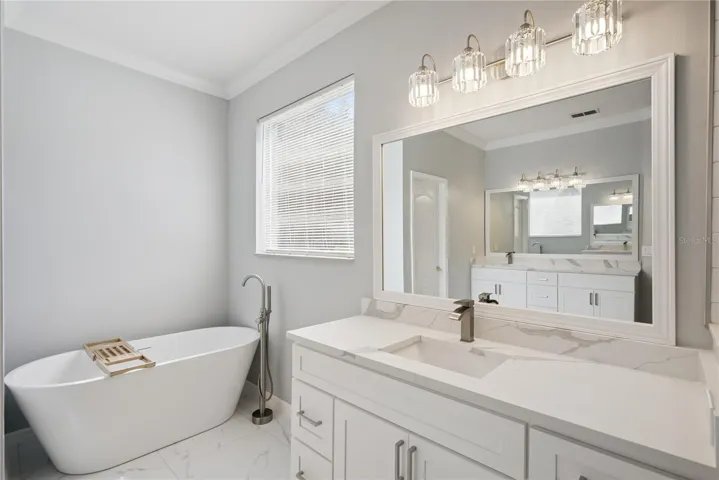 Primary Bathroom Soaking Tub