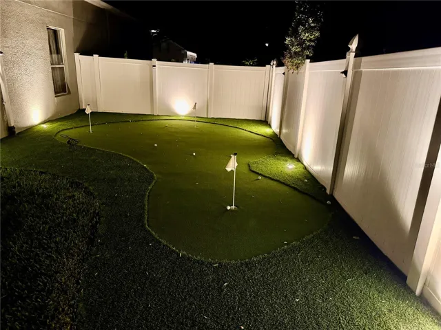 Putting Green at Night