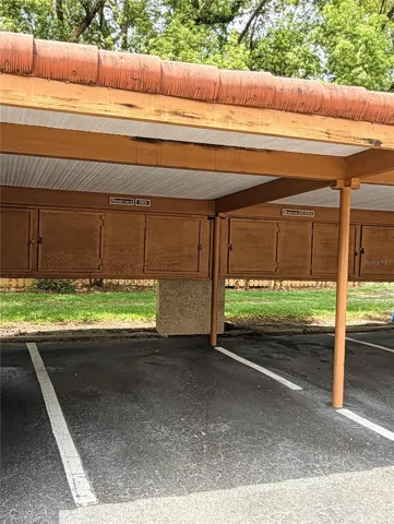 Designated Carport with storage