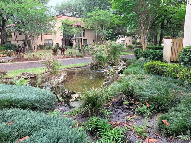 Waterscape outside Master Bedroom