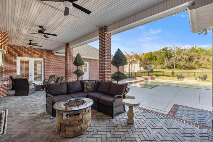Back Porch with Summer Kitchen
