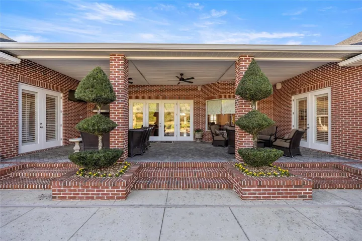 Back Porch with Summer Kitchen