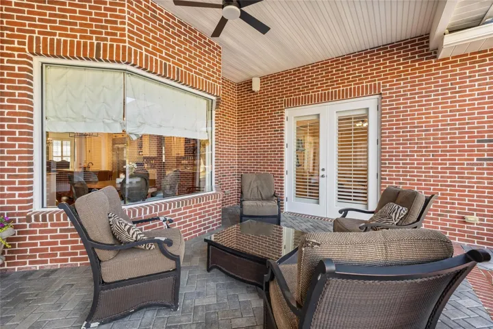 Back Porch with Summer Kitchen