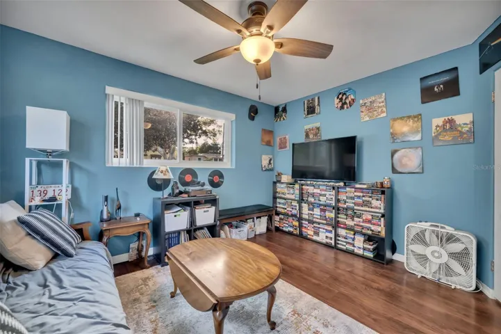 Guest bedroom/bonus room/media room.