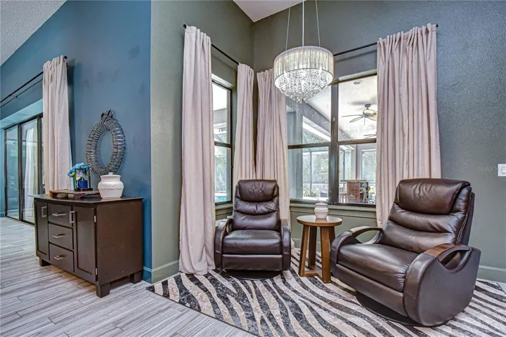 Cozy sitting area
