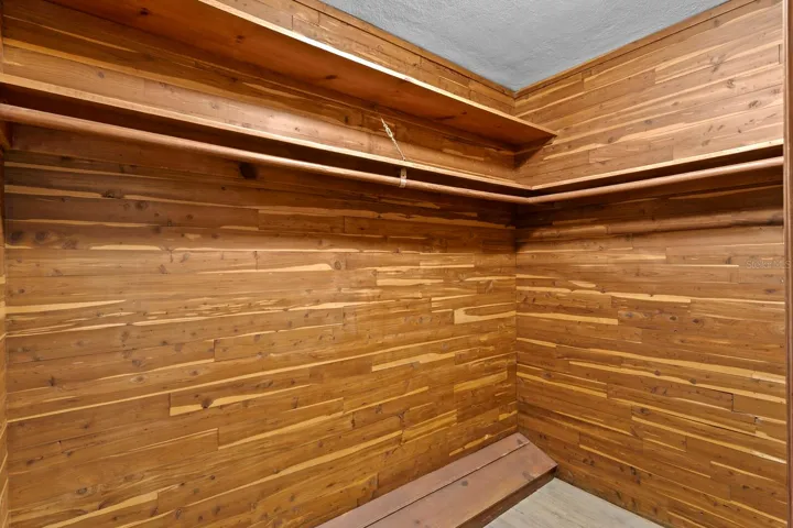 Cedar Walk In Closet