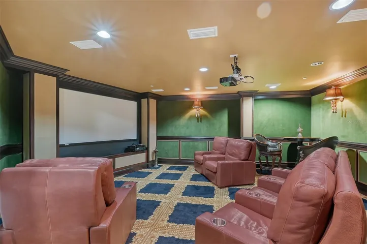 ...and theater room.