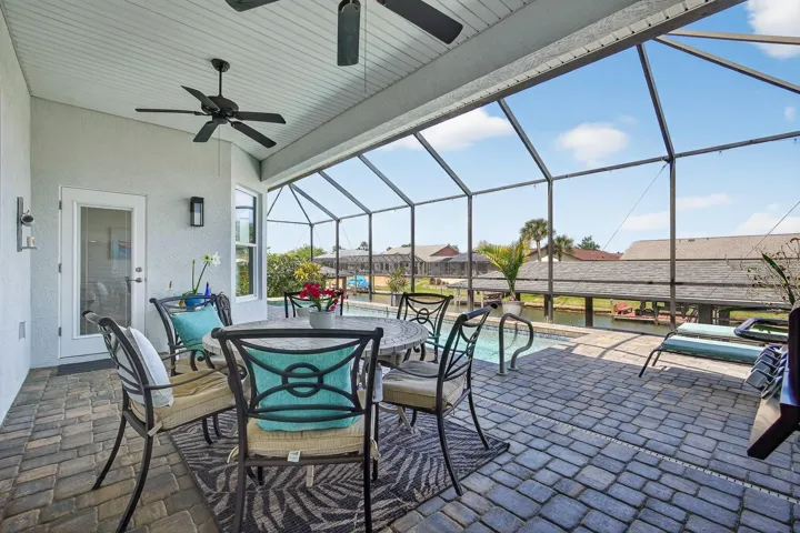 Lanai and Pool area
