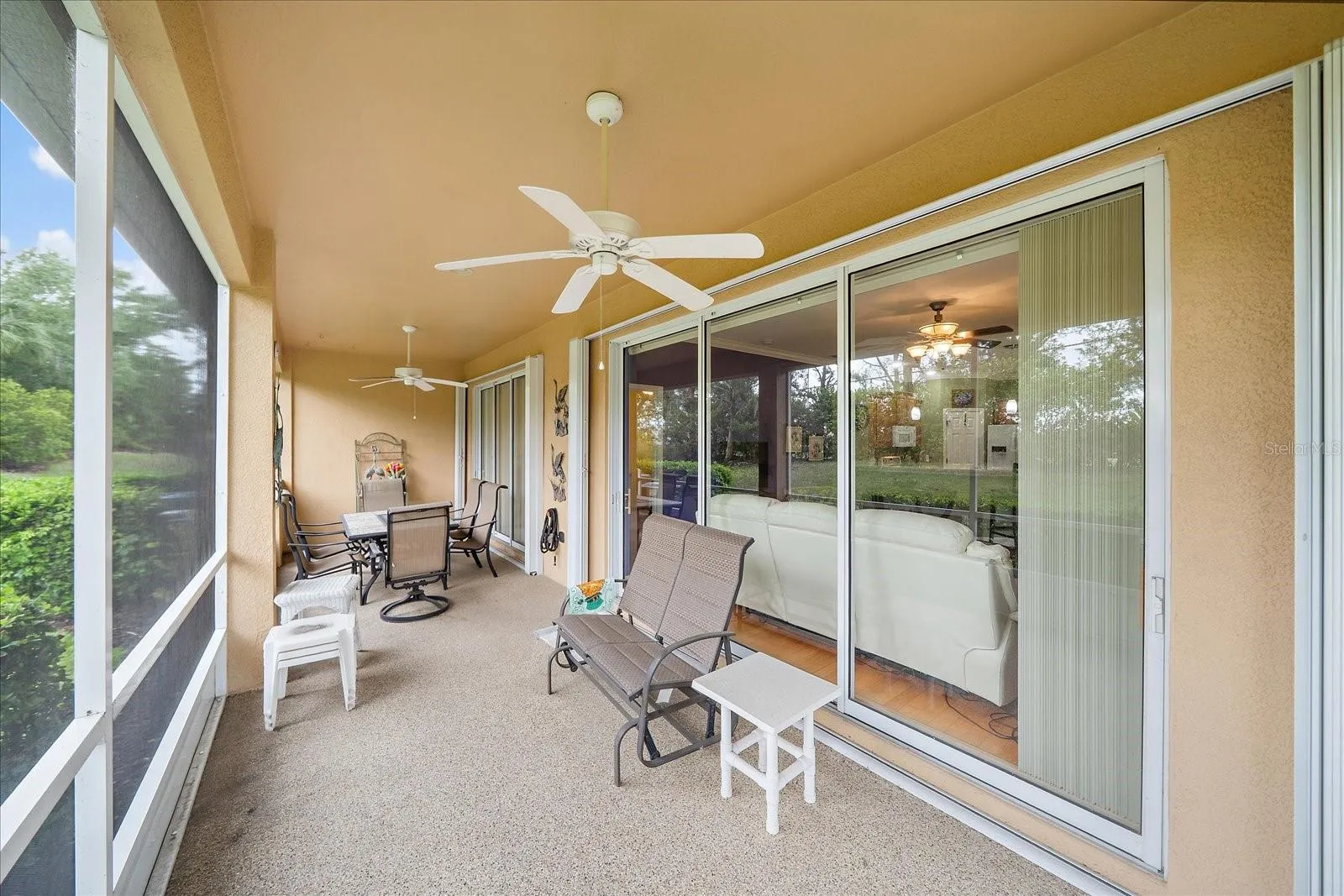 Spacious out door living area