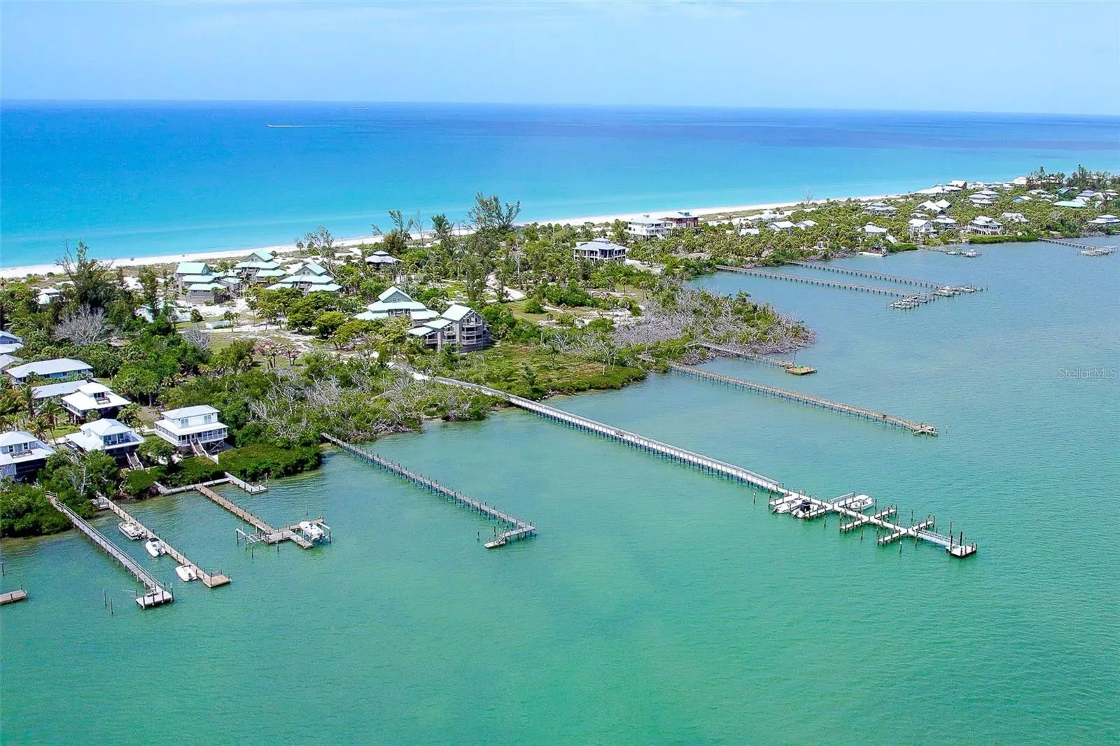 Overhead of Placida Beach