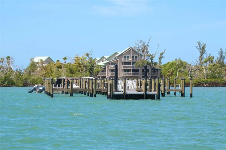 Approaching the Placida Beach Docks