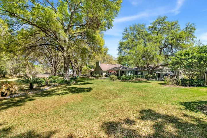 Back yard - completely fenced in