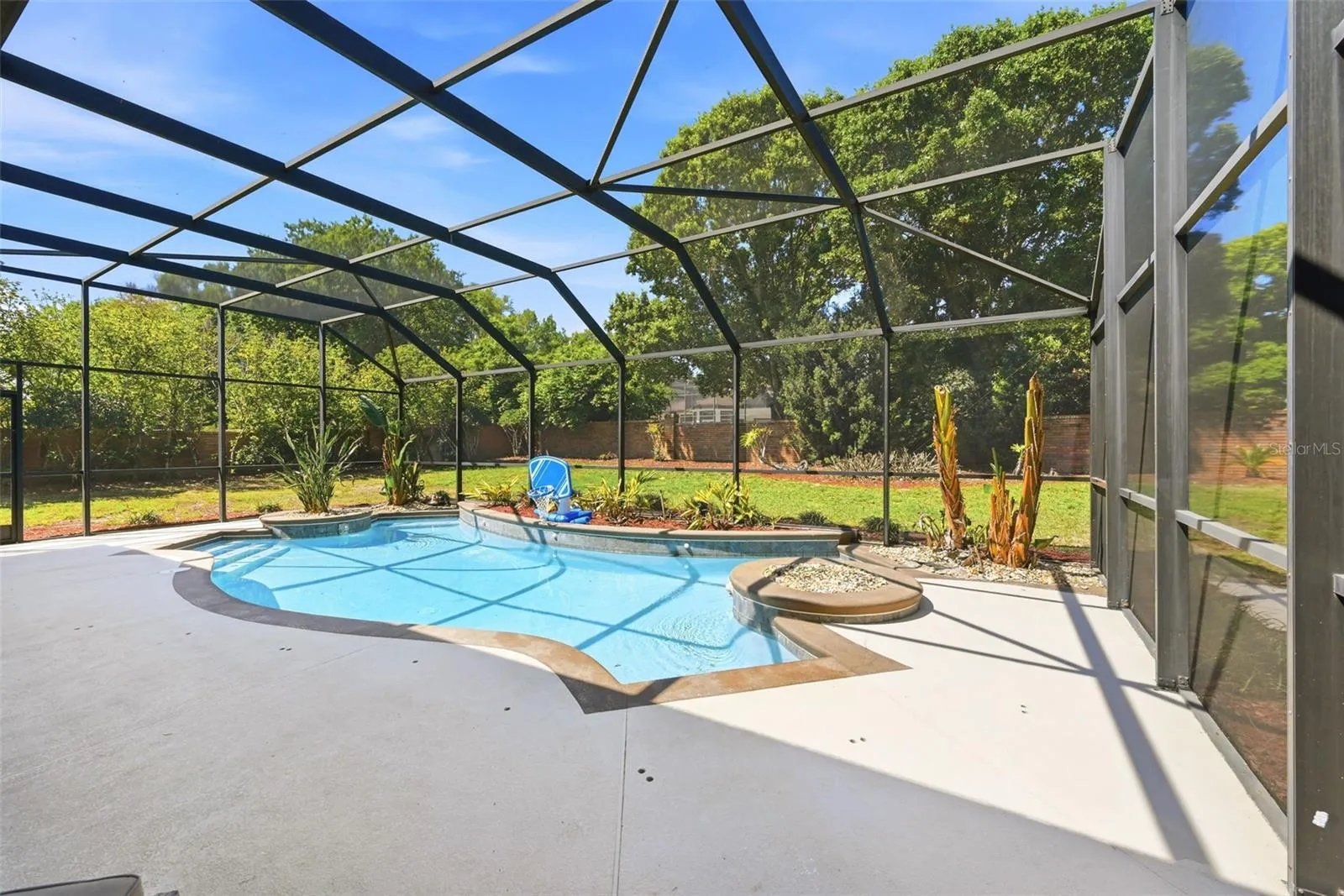 Covered and Screened in Patio &amp; Pool