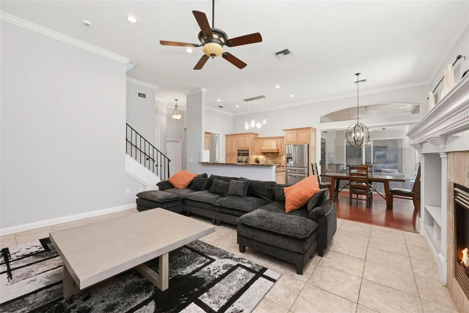 Family Room &amp; Kitchen