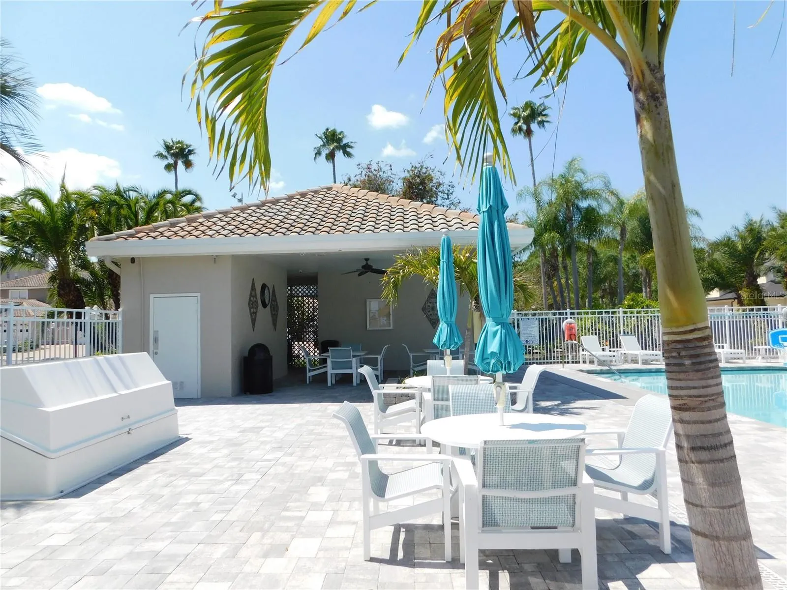 Community pool area