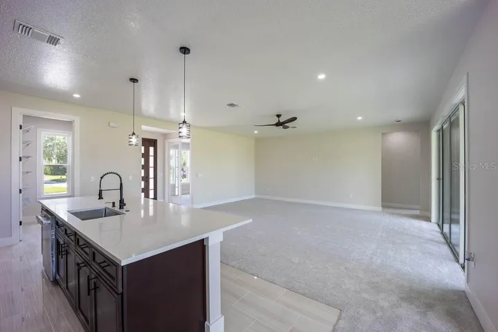 Kitchen and main area