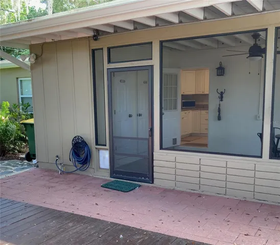 Lanai to patio/yard