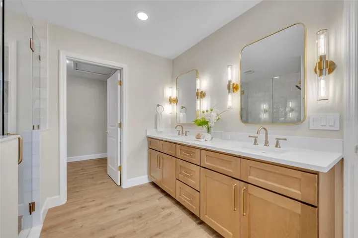 Primary bathroom vanity