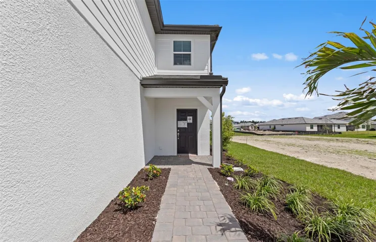 Walkway and entrance