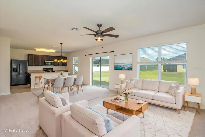 Abundant natural light creates a bright, welcoming atmosphere.