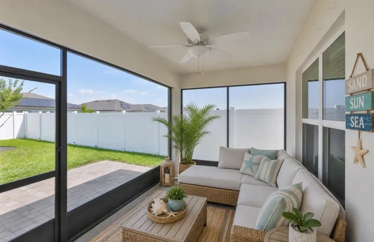 Virtually Staged Lanai