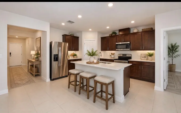 Virtually Staged Kitchen