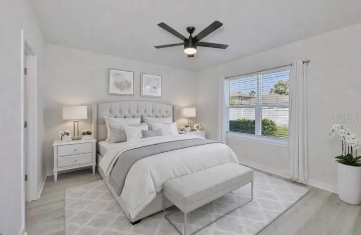 Virtually Staged. Primary Bedroom