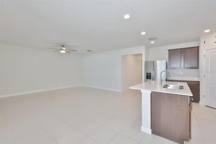 Kitchen and Living Room
