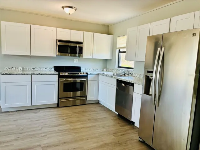 New stainless appliances
