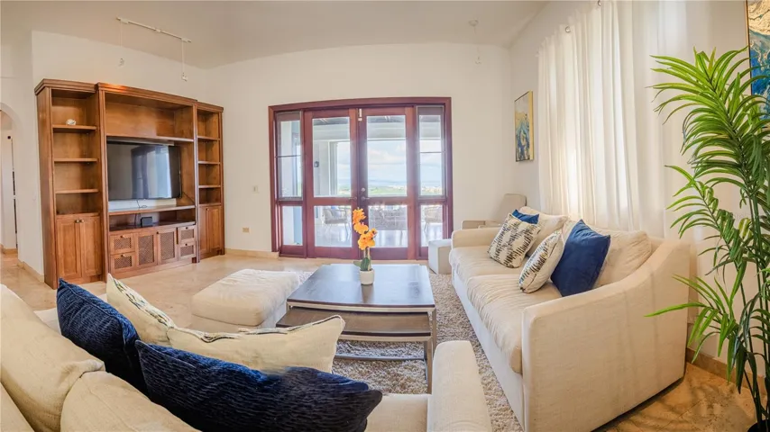 Living room furnished