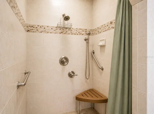 In-law walk in shower