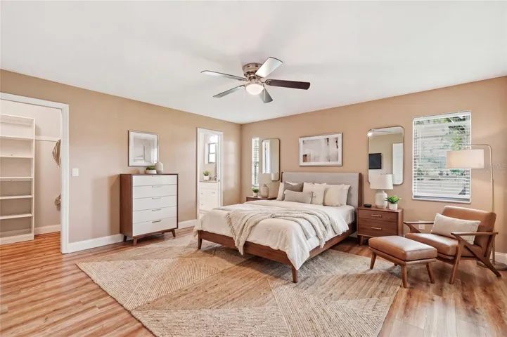 virtually staged Primary bedroom