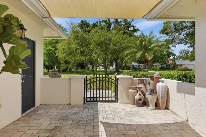 View from front door