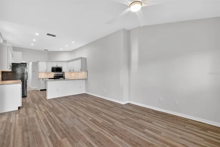 Family into dining/kitchen