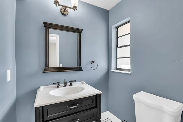 downstiars half bath