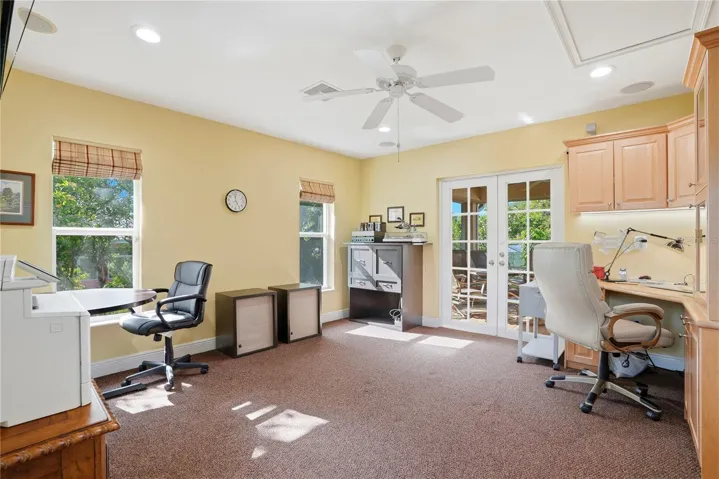 Largo Office Space with French Doors to Patio