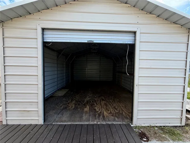 Shed in Back of Building