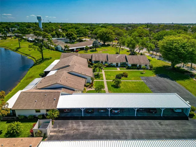 Aerial of carport