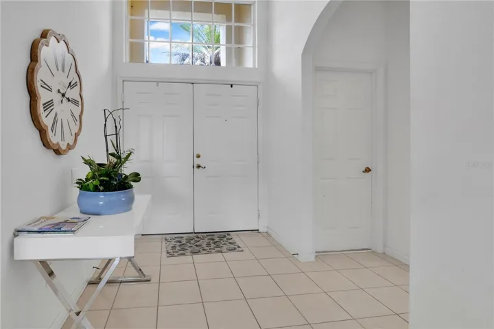 entrance with double doors