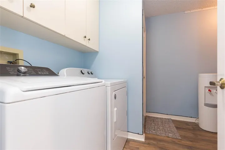 Laundry room with extra storage space