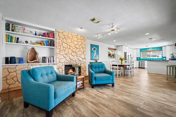 Living Area Fireplace