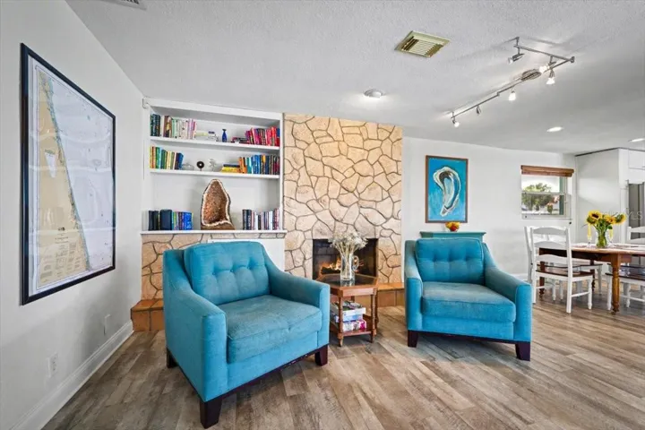 Living Area Fireplace