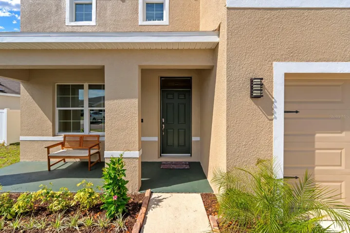 Relax on the front porch anytime.
