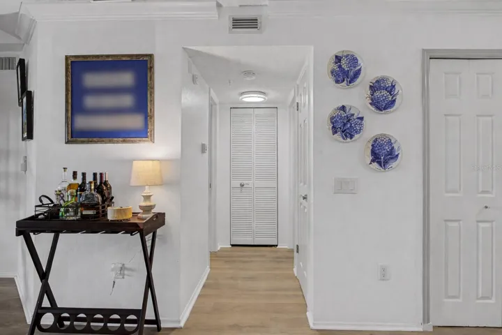 Hallway to Guest Bedroom/Full Bath