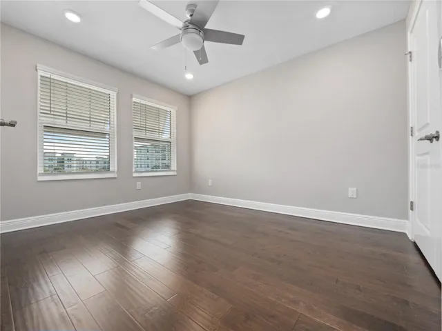3rd bedroom with views overlooking the park and the lake