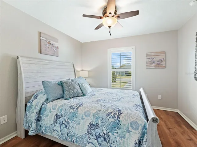 Bedroom 2 w/Laminate flooring & Plantation shutters