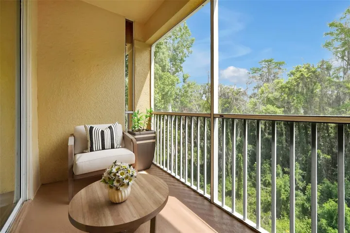 #11: Porch Virtually Staged, Relax and Enjoy the View of Conservation Area and not of the Parking Lot!