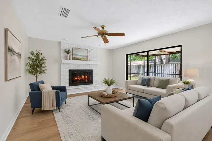 Virtually Staged - Family Room